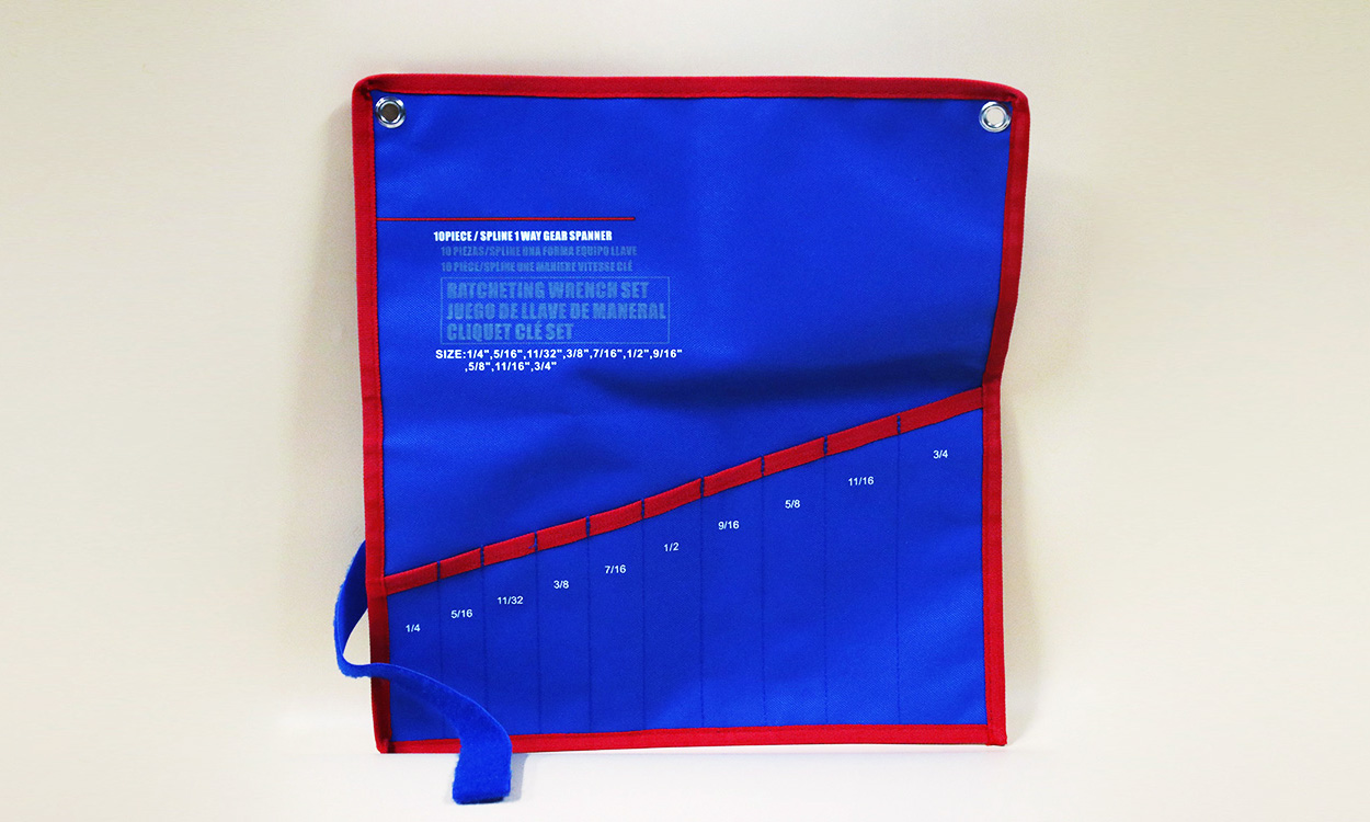 Tool Roll Bag<br />
ODM / OEM Flat Tool Bag<br />
Electrician Woodworking <br />
Ironwork Tool Pouch<br />
(ND-523)