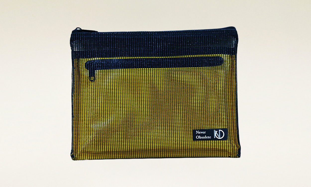 PVC Storage Bag<br />
Stationery Mesh Bag<br />
Multi-functional <br />
Layered Storage Pouch <br />
(ND-111)
