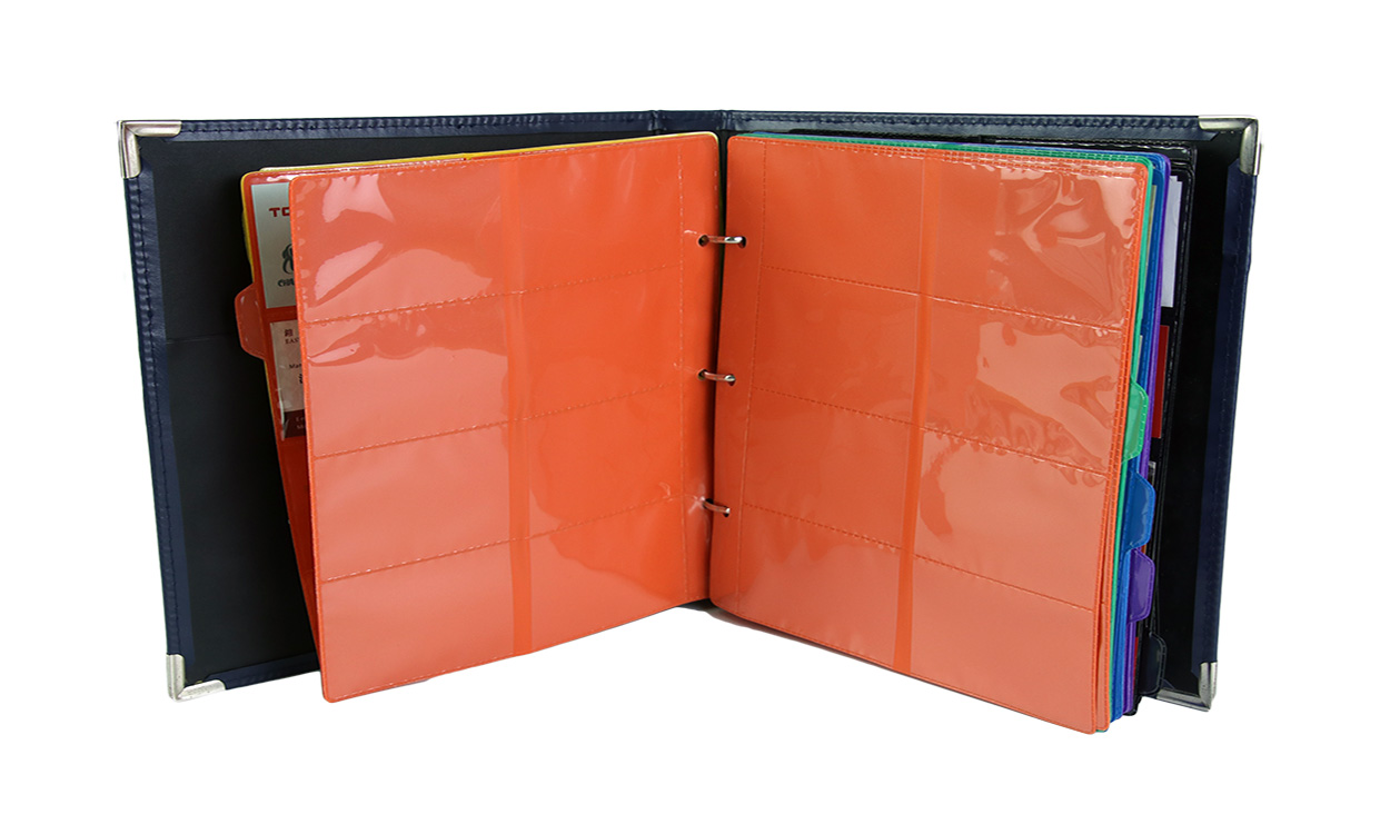 Plastic phone Book<br />
Business Card Book<br />
Name Card Storage Book<br />
(ND-226)